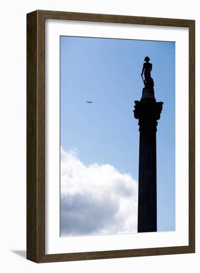 Nelson's Column, Trafalgar Square, London-Felipe Rodriguez-Framed Photographic Print