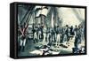 Nelson's Last Signal at Trafalgar, 1805-Thomas Davidson-Framed Stretched Canvas