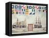 Nelson's Signal at Trafalgar, 1805, 'The Boy's Own Paper' Commemorate Hms Victory, Portsmouth, 1885-Walter William May-Framed Stretched Canvas