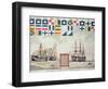 Nelson's Signal at Trafalgar, 1805, 'The Boy's Own Paper' Commemorate Hms Victory, Portsmouth, 1885-Walter William May-Framed Giclee Print