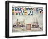 Nelson's Signal at Trafalgar, 1805, 'The Boy's Own Paper' Commemorate Hms Victory, Portsmouth, 1885-Walter William May-Framed Giclee Print