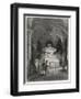 Nelson's Tomb in the Crypt of St Pauls-null-Framed Art Print