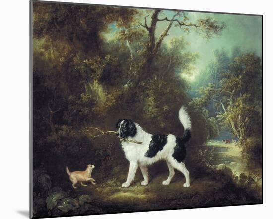 Nelson with a Terrier-Charles Henry Schwanfelder-Mounted Giclee Print