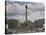 Nelsons Column in Trafalgar Square, with Big Ben in Distance, London, England, United Kingdom-James Emmerson-Stretched Canvas