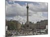 Nelsons Column in Trafalgar Square, with Big Ben in Distance, London, England, United Kingdom-James Emmerson-Mounted Photographic Print