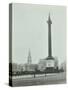 Nelsons Column with National Service Recruitment Poster, London, 1939-null-Stretched Canvas