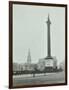 Nelsons Column with National Service Recruitment Poster, London, 1939-null-Framed Photographic Print