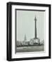 Nelsons Column with National Service Recruitment Poster, London, 1939-null-Framed Photographic Print