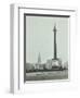 Nelsons Column with National Service Recruitment Poster, London, 1939-null-Framed Photographic Print