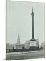 Nelsons Column with National Service Recruitment Poster, London, 1939-null-Mounted Photographic Print