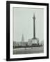 Nelsons Column with National Service Recruitment Poster, London, 1939-null-Framed Photographic Print