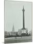 Nelsons Column with National Service Recruitment Poster, London, 1939-null-Mounted Photographic Print