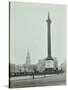 Nelsons Column with National Service Recruitment Poster, London, 1939-null-Stretched Canvas
