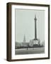 Nelsons Column with National Service Recruitment Poster, London, 1939-null-Framed Photographic Print