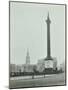 Nelsons Column with National Service Recruitment Poster, London, 1939-null-Mounted Photographic Print