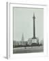 Nelsons Column with National Service Recruitment Poster, London, 1939-null-Framed Premium Photographic Print