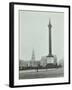 Nelsons Column with National Service Recruitment Poster, London, 1939-null-Framed Premium Photographic Print