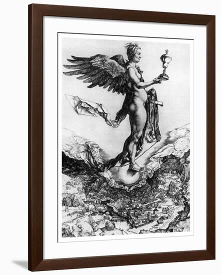 Nemesis or Good Fortune, C1502-Albrecht Durer-Framed Giclee Print