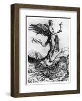 Nemesis or Good Fortune, C1502-Albrecht Durer-Framed Giclee Print