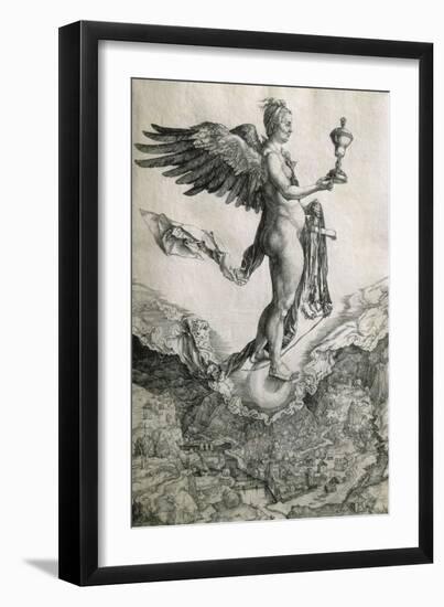 Nemesis or the Large Luck, 1502-1503-Albrecht Dürer-Framed Giclee Print