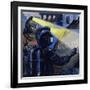 Nemo Wrote Atlantis in Chalk Stone-null-Framed Giclee Print