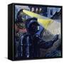 Nemo Wrote Atlantis in Chalk Stone-null-Framed Stretched Canvas