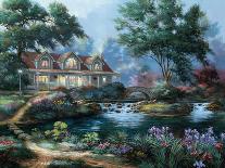 Garden Pond-Nenad Mirkovich-Premium Giclee Print