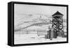 Nenana Ice Pool near Tanana River, Alaska Photograph - Fairbanks, AK-Lantern Press-Framed Stretched Canvas