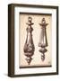 Neo Classical Door Knockers-Rene Stein-Framed Art Print