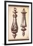 Neo Classical Door Knockers-Rene Stein-Framed Art Print