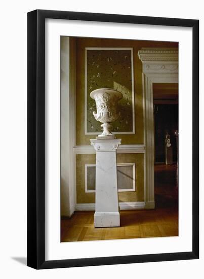 Neo-Classical Vase in the Sala Terrena of the Schinkel Pavillion-Karl Friedrich Schinkel-Framed Giclee Print