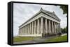 Neo-Classical Walhalla Hall of Fame on the Danube. Bavaria, Germany-Michael Runkel-Framed Stretched Canvas