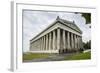 Neo-Classical Walhalla Hall of Fame on the Danube. Bavaria, Germany-Michael Runkel-Framed Photographic Print