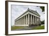 Neo-Classical Walhalla Hall of Fame on the Danube. Bavaria, Germany-Michael Runkel-Framed Photographic Print