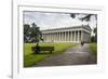 Neo-Classical Walhalla Hall of Fame on the Danube. Bavaria, Germany-Michael Runkel-Framed Photographic Print