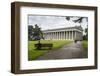 Neo-Classical Walhalla Hall of Fame on the Danube. Bavaria, Germany-Michael Runkel-Framed Photographic Print