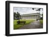 Neo-Classical Walhalla Hall of Fame on the Danube. Bavaria, Germany-Michael Runkel-Framed Photographic Print