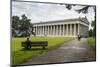 Neo-Classical Walhalla Hall of Fame on the Danube. Bavaria, Germany-Michael Runkel-Mounted Photographic Print