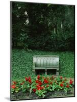 Neo-Gothic Bench in the Park of Babelsberg Palace, Potsdam-Karl Friedrich Schinkel-Mounted Giclee Print