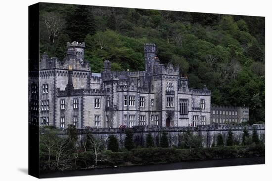 Neo-Gothic Kylemore Abbey, Connemara, County Galway, Ireland-null-Stretched Canvas