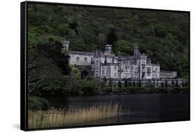 Neo-Gothic Kylemore Abbey, Connemara, County Galway, Ireland-null-Framed Stretched Canvas