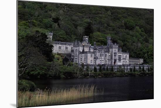 Neo-Gothic Kylemore Abbey, Connemara, County Galway, Ireland-null-Mounted Giclee Print