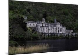 Neo-Gothic Kylemore Abbey, Connemara, County Galway, Ireland-null-Mounted Giclee Print