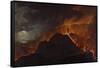 Neoclassicism : the Eruption of Mount Vesuvius Par Wutky, Michael (1739-1822), 1779. Oil on Canvas.-Michael Wutky-Framed Stretched Canvas