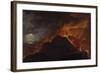 Neoclassicism : the Eruption of Mount Vesuvius Par Wutky, Michael (1739-1822), 1779. Oil on Canvas.-Michael Wutky-Framed Giclee Print