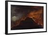 Neoclassicism : the Eruption of Mount Vesuvius Par Wutky, Michael (1739-1822), 1779. Oil on Canvas.-Michael Wutky-Framed Giclee Print