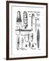 Neolithic Implements of Stone, Flint and Horn, C1890-null-Framed Giclee Print