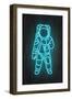 Neon Astronaut-Octavian Mielu-Framed Art Print