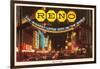 Neon at Night, Reno, Nevada-null-Framed Art Print