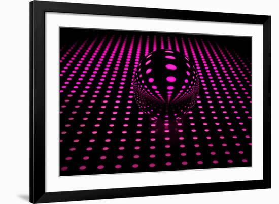 Neon Ball in Pink-Heidi Westum-Framed Photographic Print